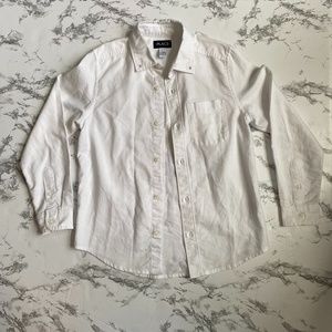 White Place Button Down shirt